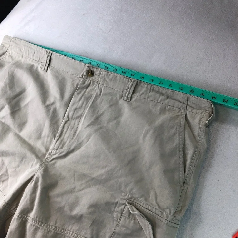 Polo Ralph Lauren Cargo Shorts Mens 48B (50B fits)Khaki Tan Relaxed Fit Gorpcore